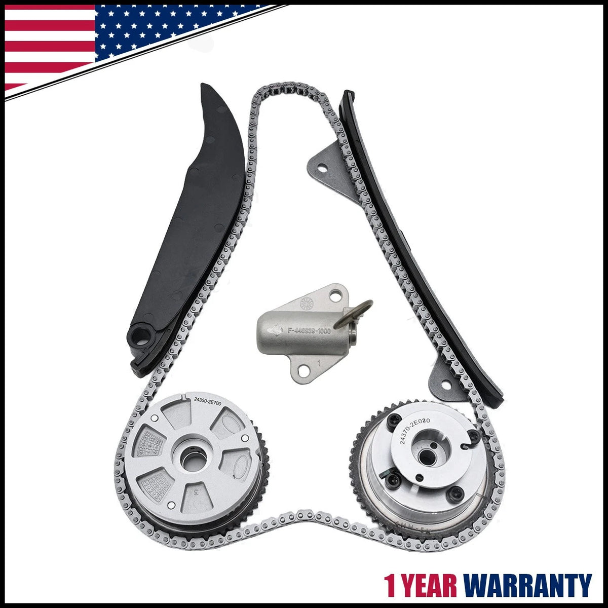 Timing Chain Kit with VVT Sprockets for Hyundai Elantra Sedan (2017–2020)