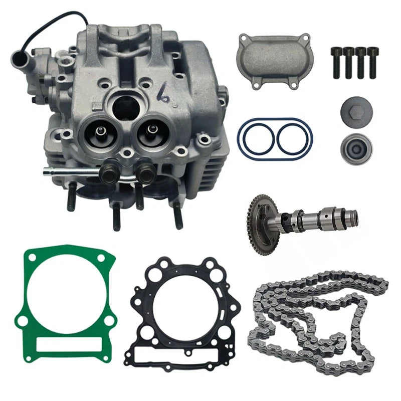 Cylinder Head W/Camshaft Chain Kit for Yamaha Grizzly Rhino 660 (2002–2008) 5KM-11101-00-00