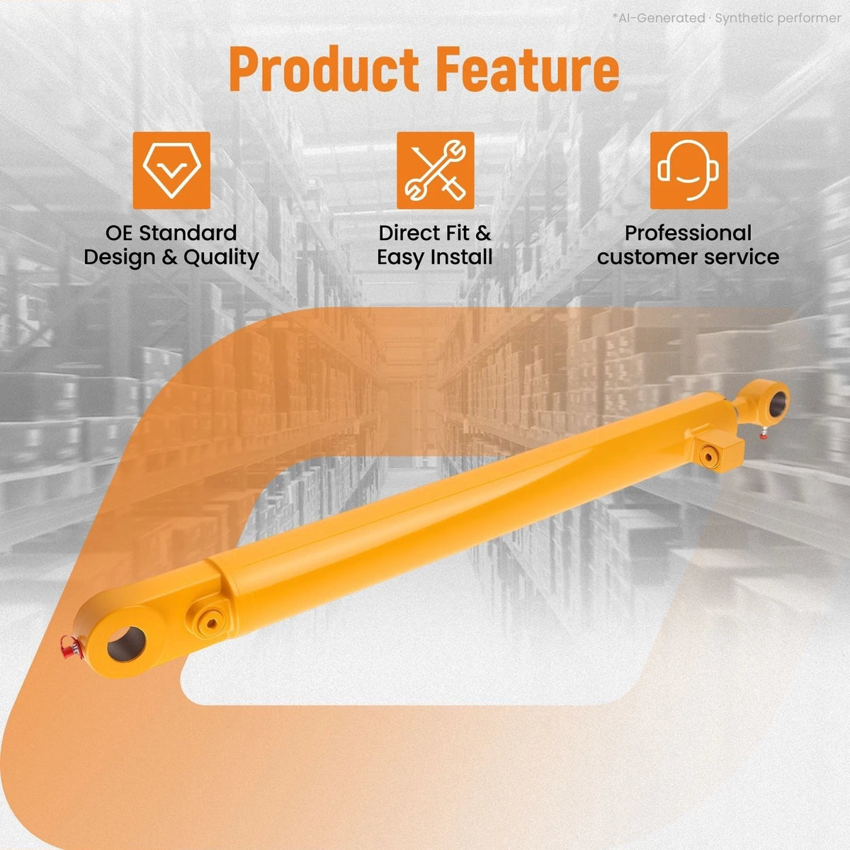 Hydraulic Bucket Tilt Cylinder for CASE Skid Steer Loaders