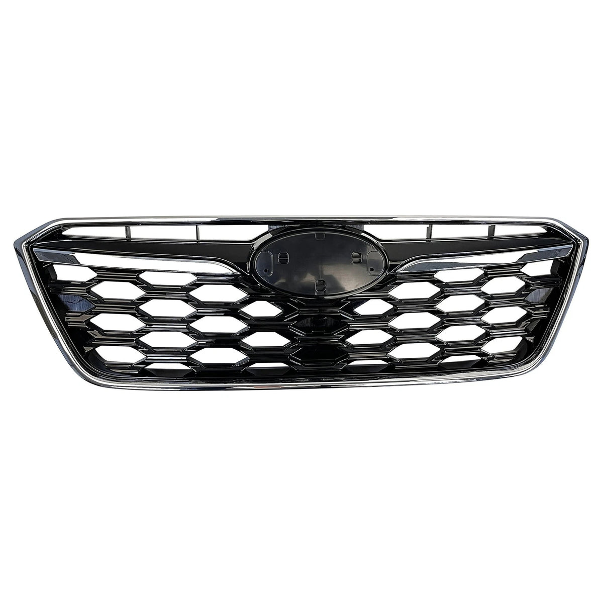 Front Grille Assembly for Subaru Outback (2020–2022) Glossy Black Chrome Trim