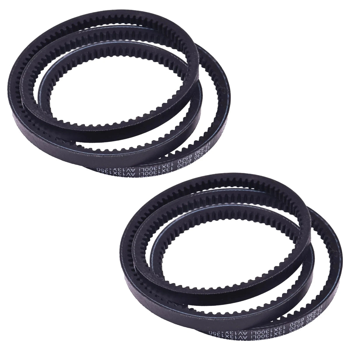 2Pcs V-Belt 91802-03600 for Caterpillar Mitsubishi Engine