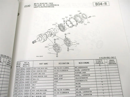 Illustrated Parts List Manual for Kubota D1105-EBG1-SAE-2 Engine (N/A)