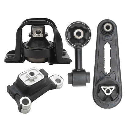 Set of 4 Front Motor Mounts for Nissan NV200 (2013–2021) & Chevy City Express (2013–2018)