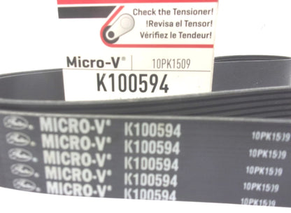 Gates Serpentine Micro-V Belt 10PK1509 for K100594 (60" x 1-3/8")