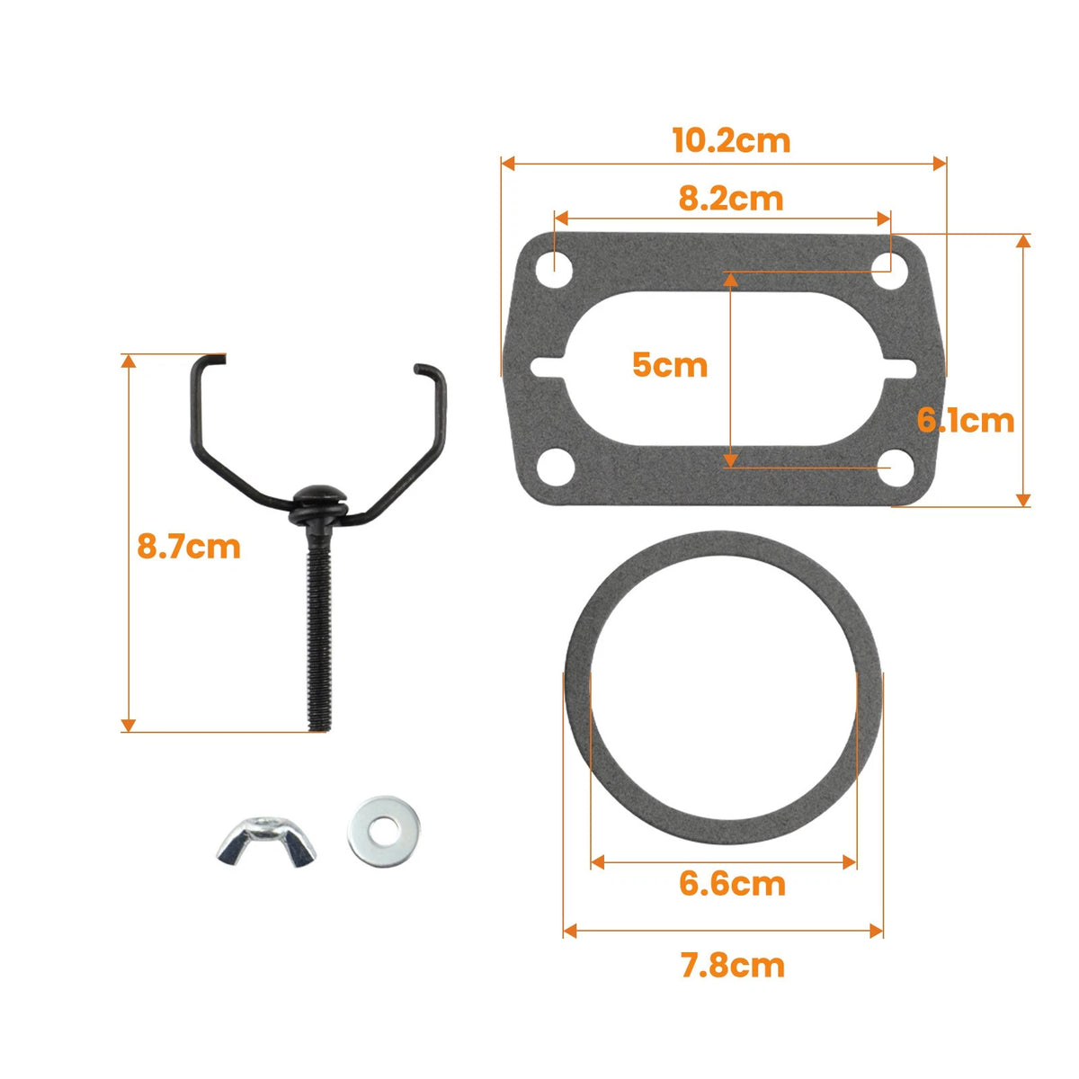 2-Barrel Carburetor with Gasket for Dodge Chrysler 318 V8 5.2L (1967–1980)