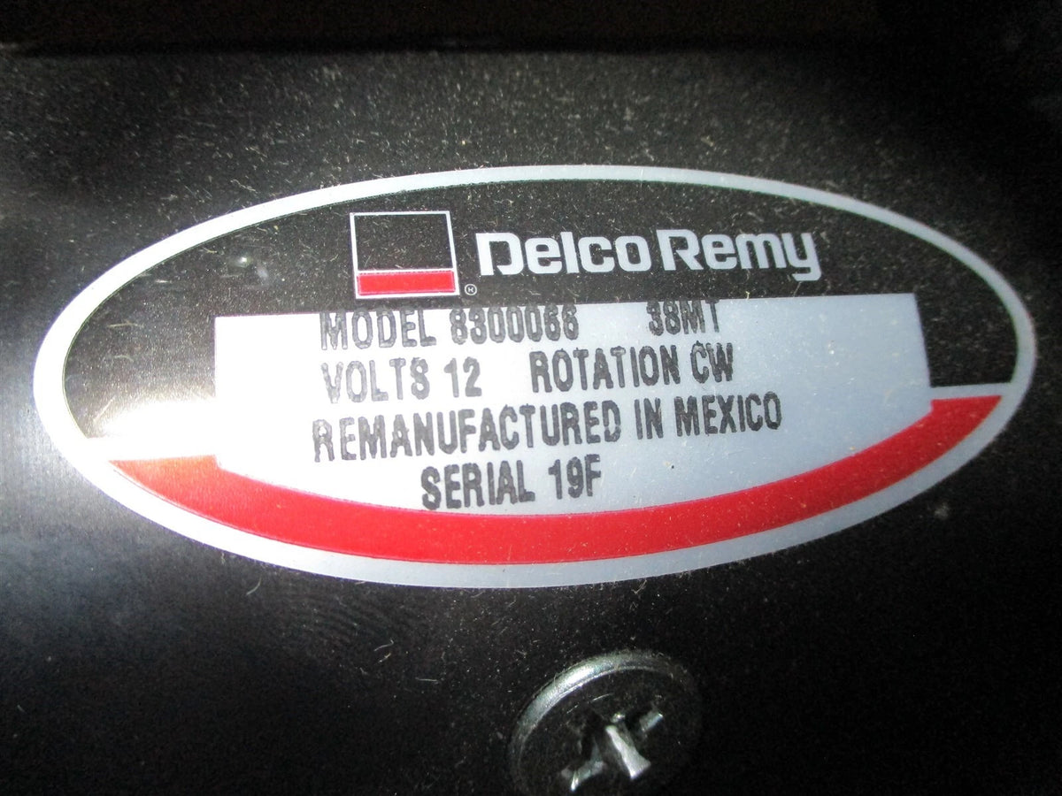 Genuine Delco Remy 38MT Starter 12V CW 10-Tooth for (8300066, 8200235)