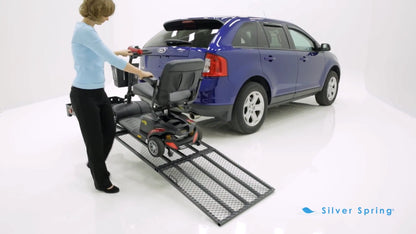 Wheelchair Scooter Carrier for Car Truck SUV (2" Hitch, Long Ramp, 500 lb Cap)