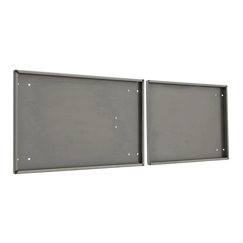 Stainless Steel Door Upgrade for 60" W x 24" H Trailer Cabinet (HD)