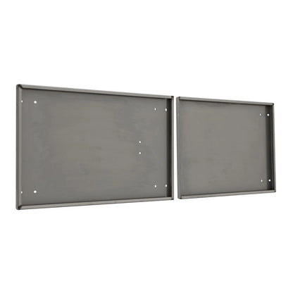 Stainless Steel Door Upgrade for 60" W x 24" H Trailer Cabinet (HD)