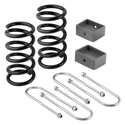 Coil Spring Lowering Kit 3" Front 4" Rear for Chevy S10 GMC S15 (1982–2004)