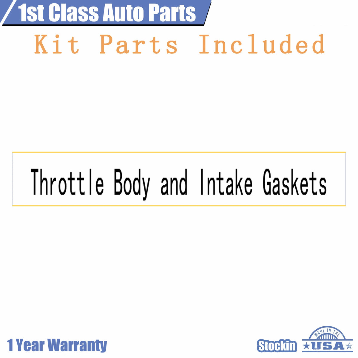 Throttle Body & Intake Gasket Set for Cadillac Seville Pontiac Bonneville (1992–2004)