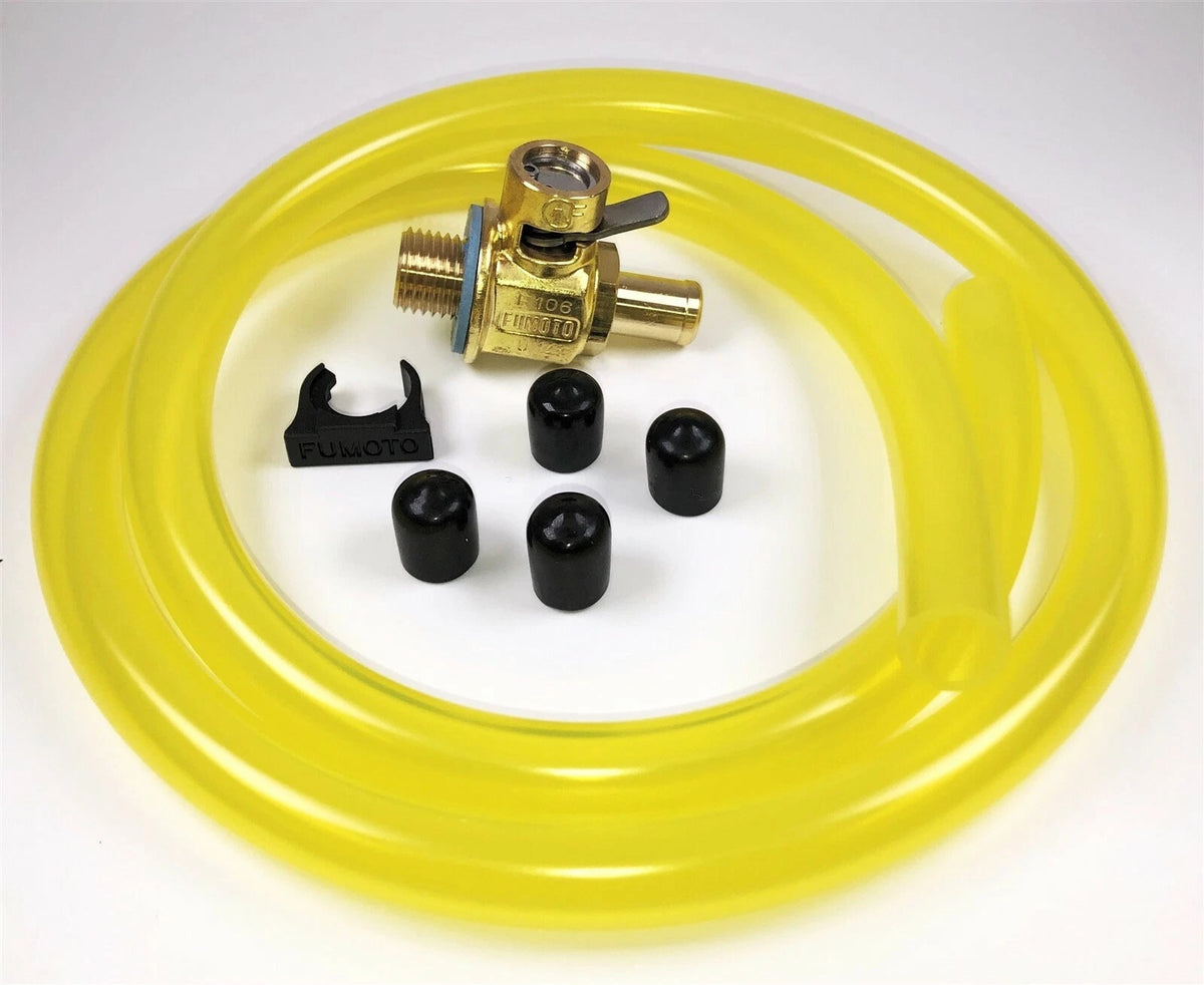 Fumoto F103N Oil Drain Valve with HD Pro 3' Hose Kit for Fumoto Long Nipple