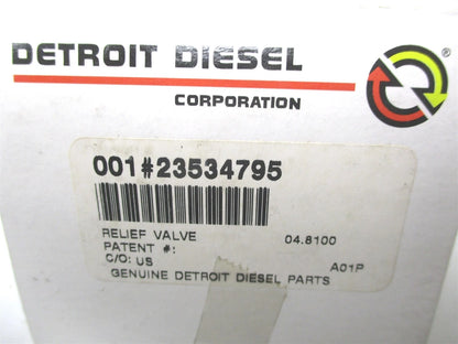 Relief Valve for Detroit Diesel (23534795, 23533809)