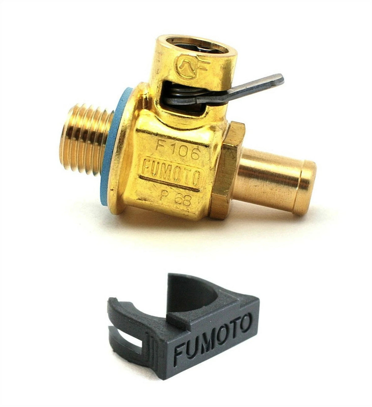 Fumoto F106N Quick Oil Drain Valve for M14-1.5 Threads (with Nipple & LC10 Clip)