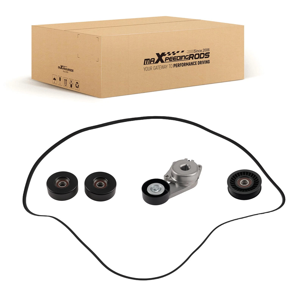 Serpentine Belt Drive Kit for Ford F150 5.4L (2009–2010) Complete Set