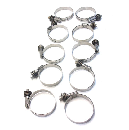 Set of 10 Flex-Gear SS Hose Spring Clamps Size 36 (1-13/16" to 2-3/4")