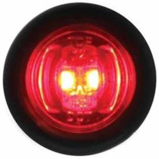2 Diode Mini Clearance Marker Light for (Red LED, Rubber Grommet)