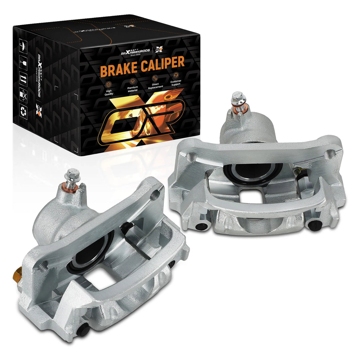 Rear Brake Caliper Pair for Toyota Sequoia 2001-2007, 4Runner 2001-2023 18FR136