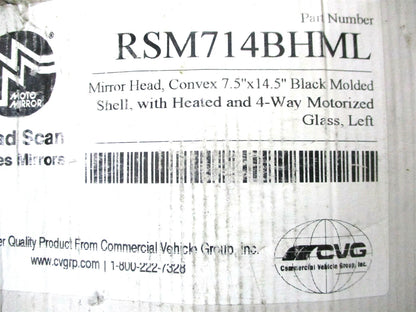 Heated Motorized Mirror for MOTO Roadscan Series (RSM714BHML)