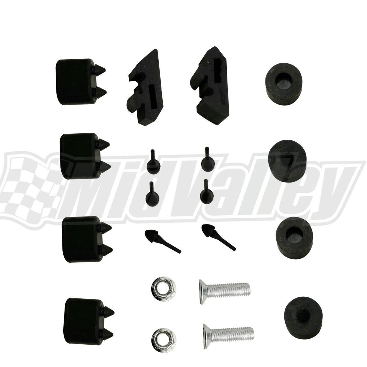 Rubber Stopper Kit & Hood Adjusters for Chevy Nova (1967–1979)