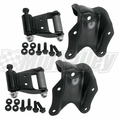 Set of 2 Rear Leaf Spring Shackle Bracket Repair Kit for E150 F150 (1986–2007)