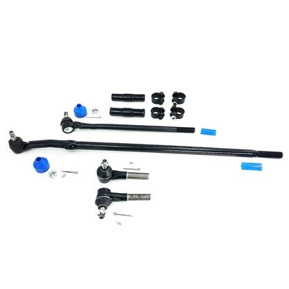 Steering Kit Tie Rod Drag Links Sleeves L&R for Ford Bronco F150 F250 F350 (RWD)