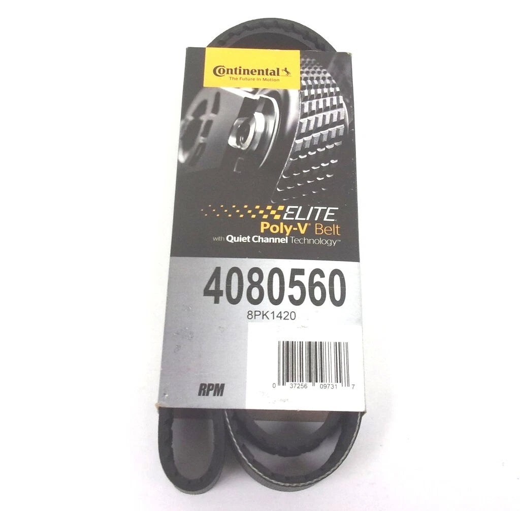 Continental Elite Poly-V Serpentine Belt 8PK1420 for