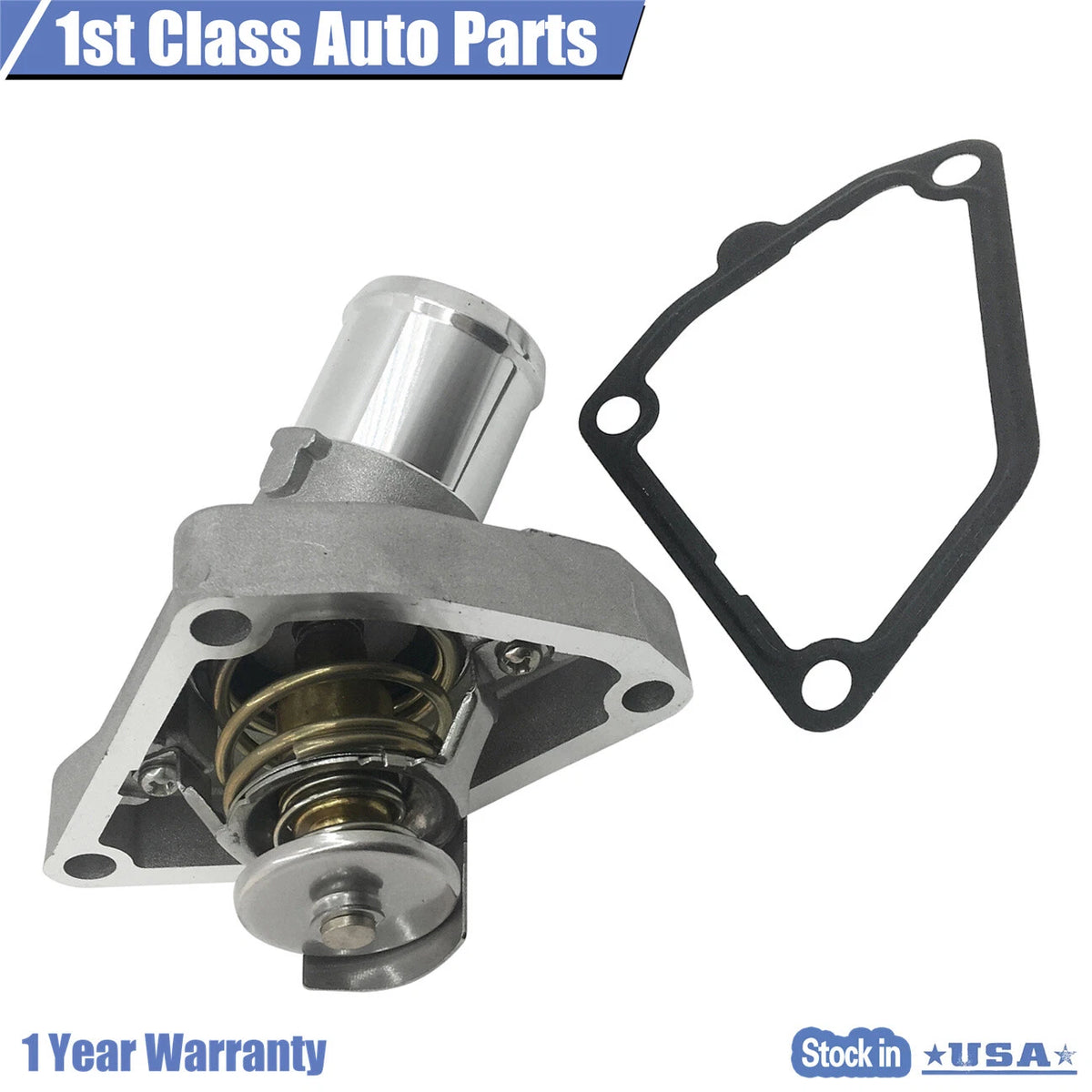 Thermostat Housing Assembly w/ Gasket for Nissan Maxima Infiniti Q50 Q70 (2016–2023)