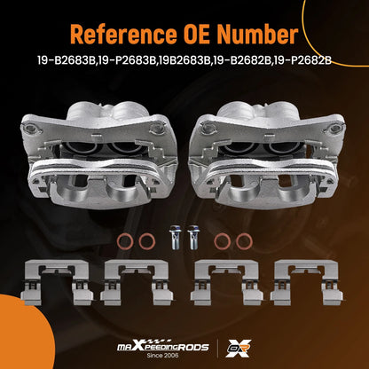Front Disc Brake Calipers w/Bracket for Subaru Forester/Outback/Impreza (2010–2019) 19B2683B