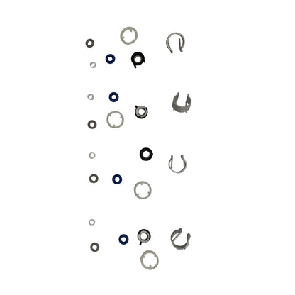 Set of 4 Fuel Injector Seal Kits for VW Jetta (2006–2011), Passat (2009–2011), Tiguan (2008–2012)