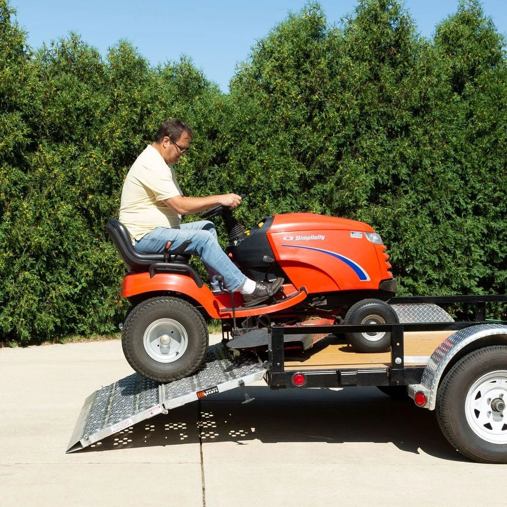Bi-Fold Aluminum Trailer Ramps 48" L x 79" W