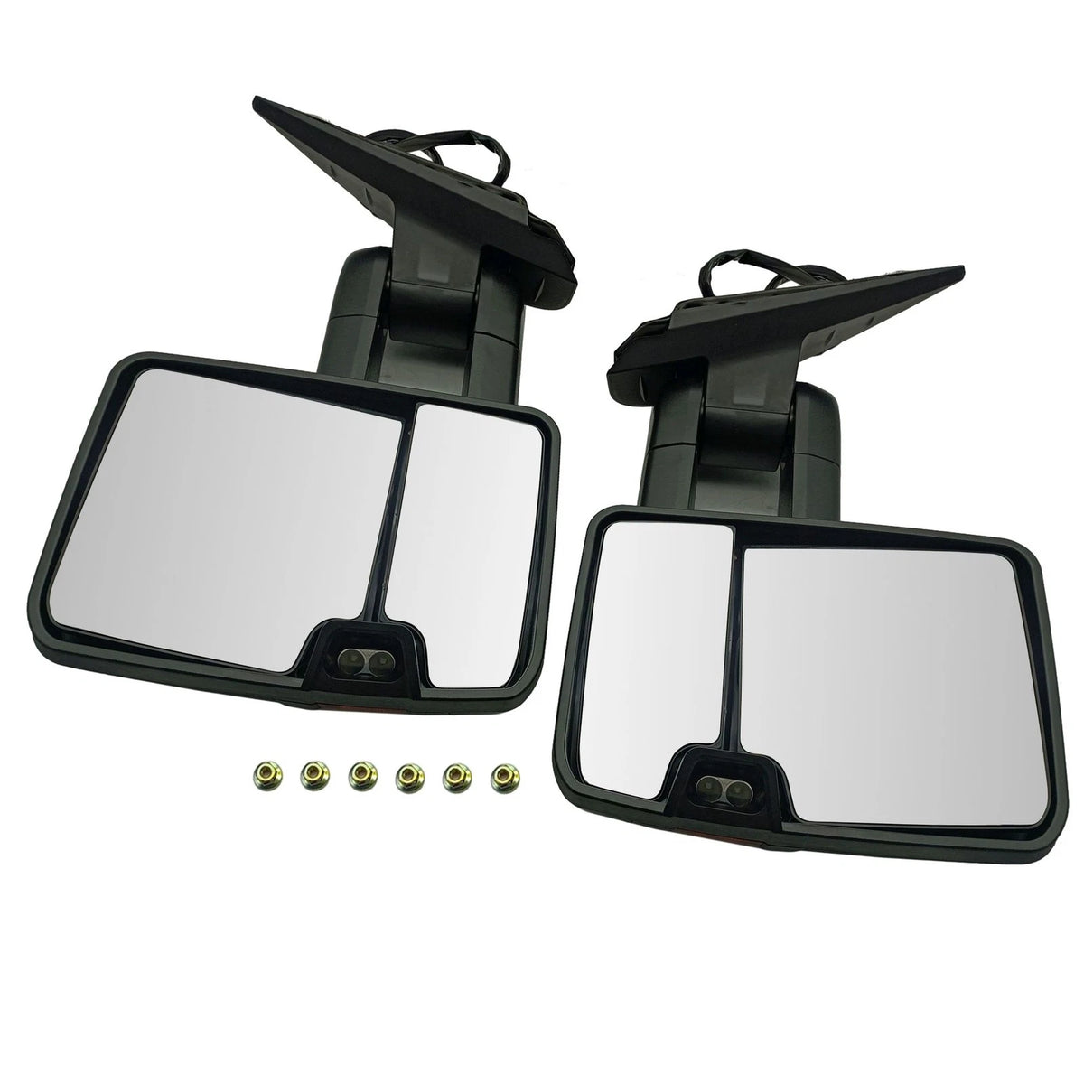 Pair Tow Mirrors Power Signal Heated for Chevy Silverado Sierra (2007–2013)