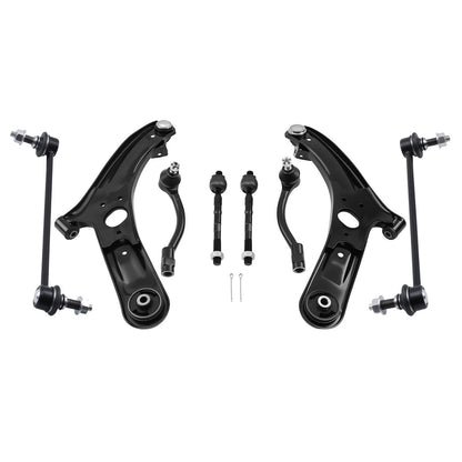 Front Lower Control Arm Ball Joint Sway Bar Outer Tie Rod for Accent (2012–2017)