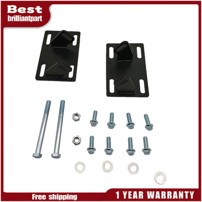 Motor Swap Mount Brackets Adapter Plates Kit for Chevrolet C10 GMC S15 (1973–2005)
