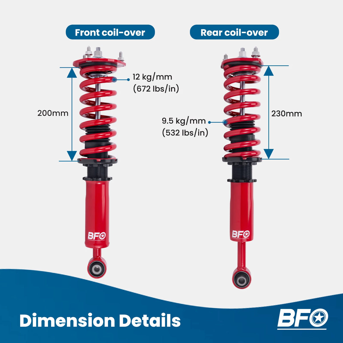 Coilovers Suspension Kit for Lexus IS300 IS200 (2000–2005)