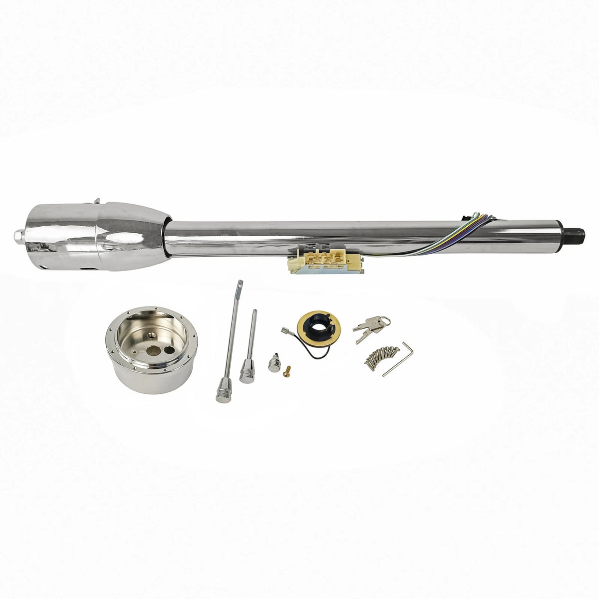 32" Chrome Stainless Steering Column for GM