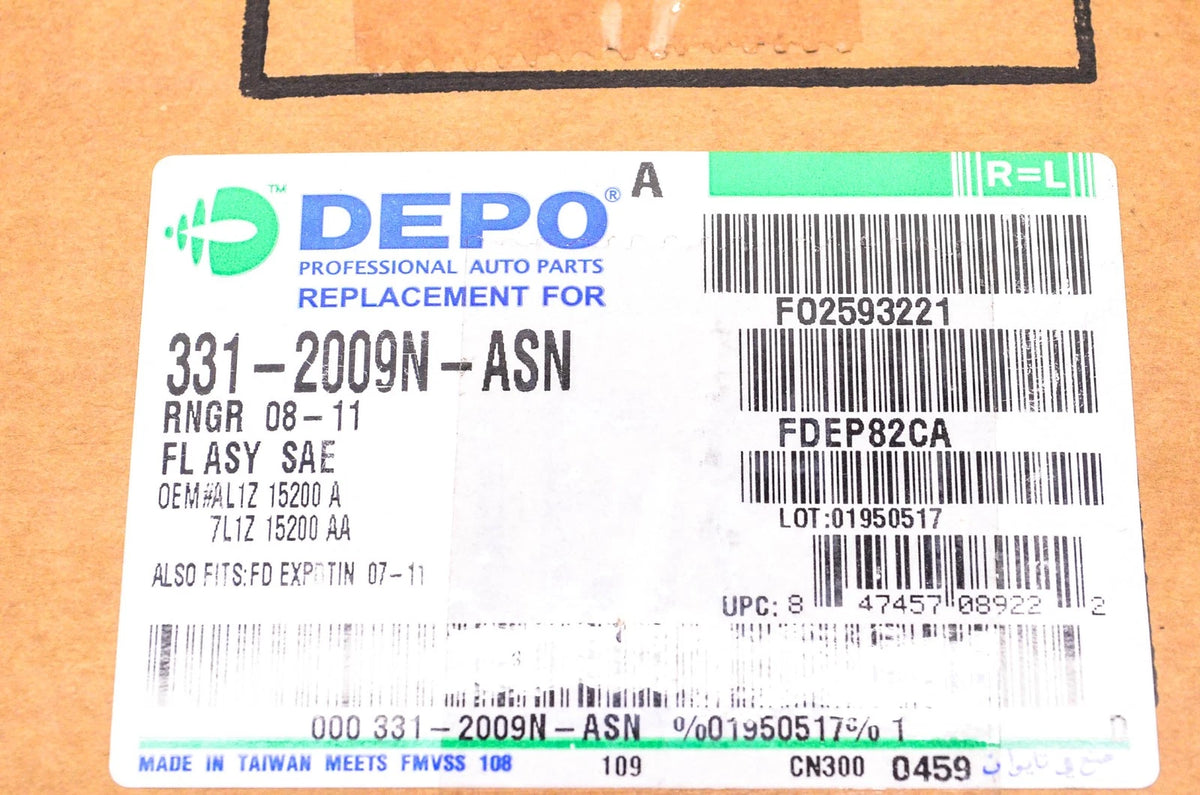 Foglight Assembly for DEPO 331-2009N-ASN (NOS)