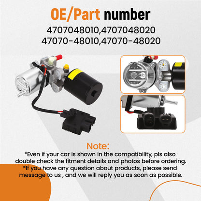 ABS Brake Booster Pump Assembly for Toyota Highlander, Lexus RX450h (2001–2023) 47070-48020
