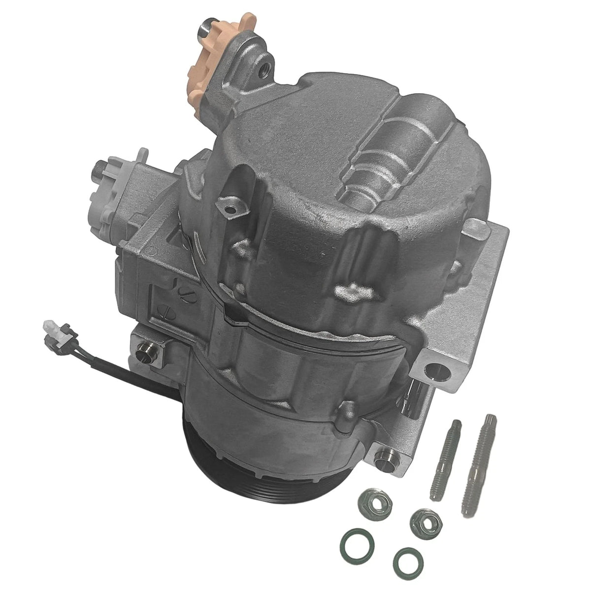 AC Compressor w/6-Groove Pulley for Ford F-250 F-350 Super Duty (2020–2022) CO11780C