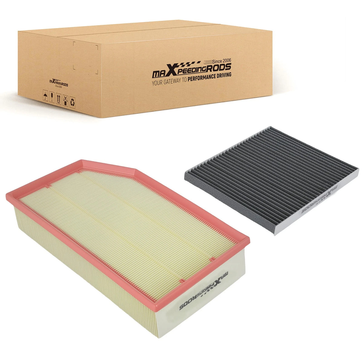 Engine & Cabin Air Filter Kit for Jeep Wrangler (2018–2025) CAF15026M