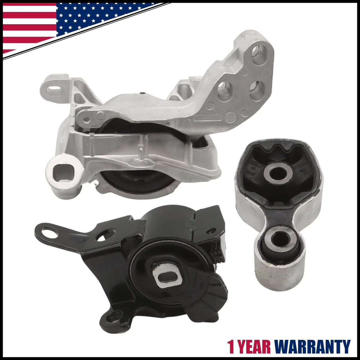 3X Motor & Trans Mount for Mazda 6 (2014–2017) & CX-5 (2014–2016) 2.5L
