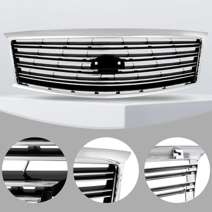 Front Bumper Upper Grille for Infiniti M37 M56 (2011–2013)