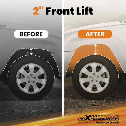 2 Inch Front Leveling Lift Kit Strut Spacers for Toyota Tacoma (2003–2023)