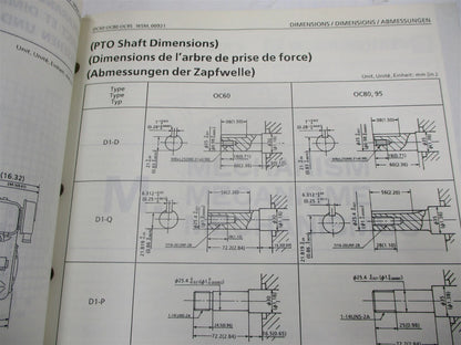 Genuine Kubota Workshop Manual for OC60/OC80/OC95 Engines (97897-00922)