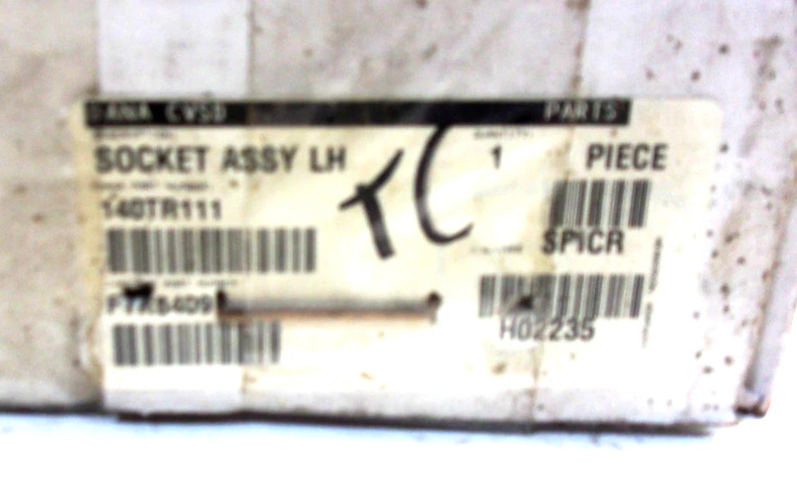 Left Hand Tie Rod End for Dana Spicer E-9951 (140TR111, R230415, 1668409C91, ES3219L)