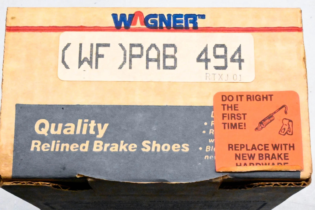 Brake Shoe Kit for Wagner PAB494, WF949 (NOS)