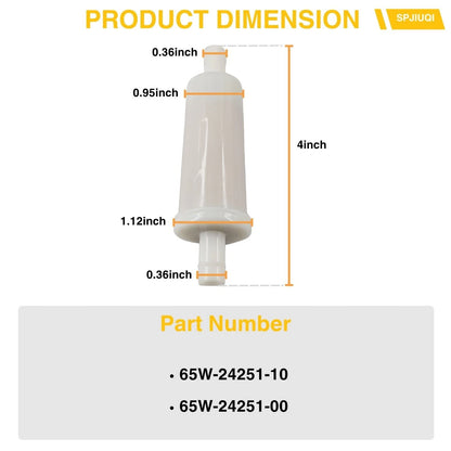 Fuel Filter Strainer for Yamaha 4 Stroke Outboard 9.9-45HP (1990–2023)