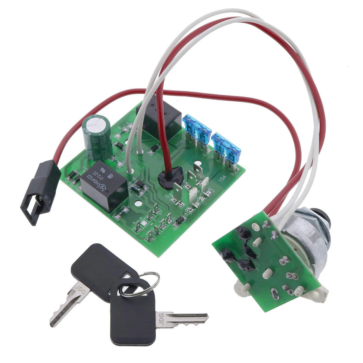 Ignition Switch Module with 2 Keys AM124137 AM119999 for John Deere 325 335 345