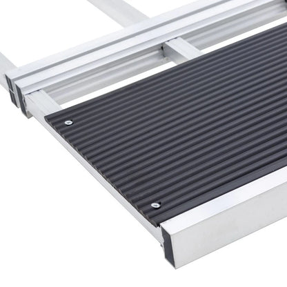 Folding Snowmobile Ramp for Black Ice SNO-7754-HDXW-S (6' 5" x 54")