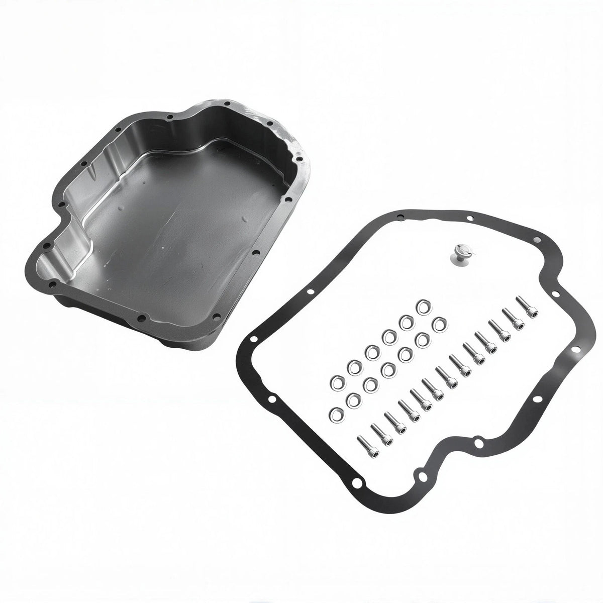 Finned Aluminum Transmission Oil Pan for GM TH400 (2-3/8 Inch Depth)